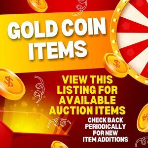 Gold Coin Item Listing